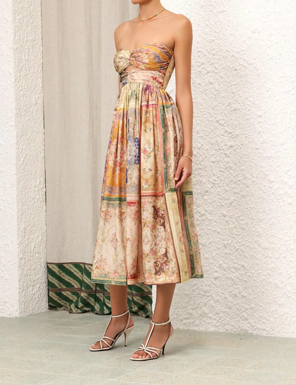 ZIMMERMANN Dresses & Coverups<August Tie Front Midi Dress
