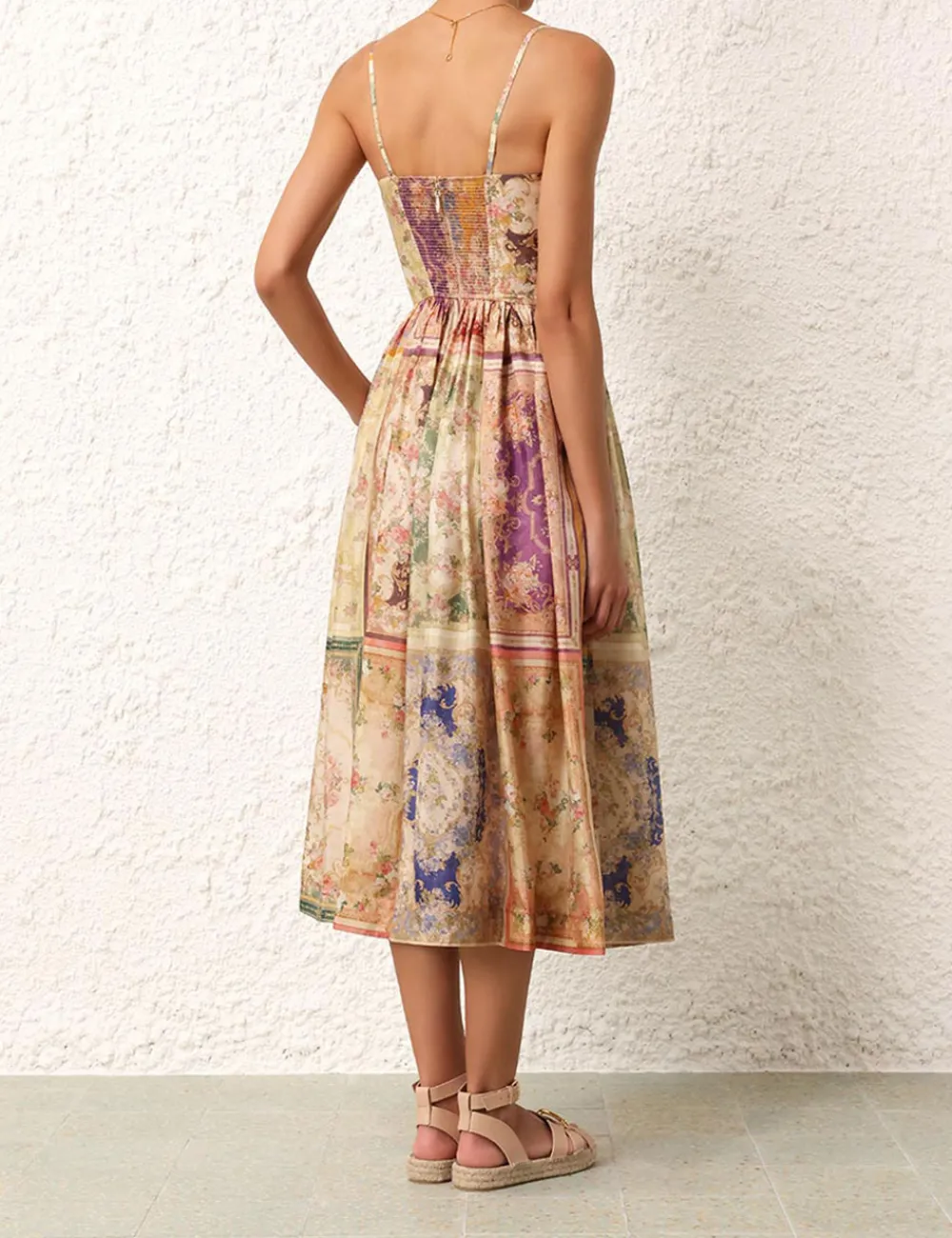ZIMMERMANN Clothing<August Tie Front Midi Dress