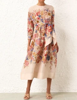 ZIMMERMANN Dresses & Coverups<August Tie Waist Midi Dress