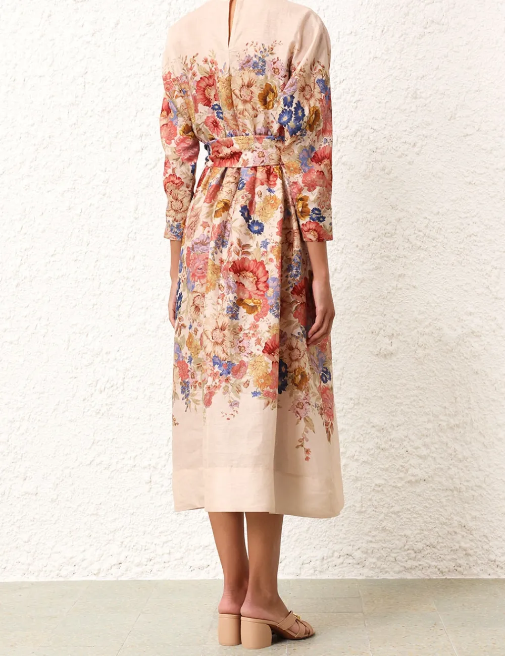 ZIMMERMANN Dresses & Coverups<August Tie Waist Midi Dress
