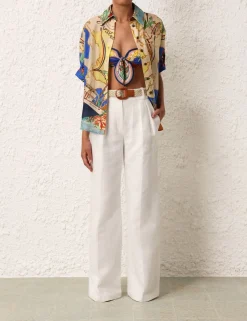 ZIMMERMANN Shorts & Pants<August Tuck Pant