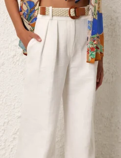 ZIMMERMANN Shorts & Pants<August Tuck Pant