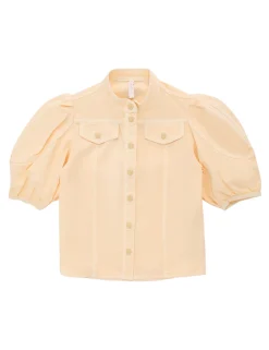 ZIMMERMANN Clothing<August Utility Denim Top