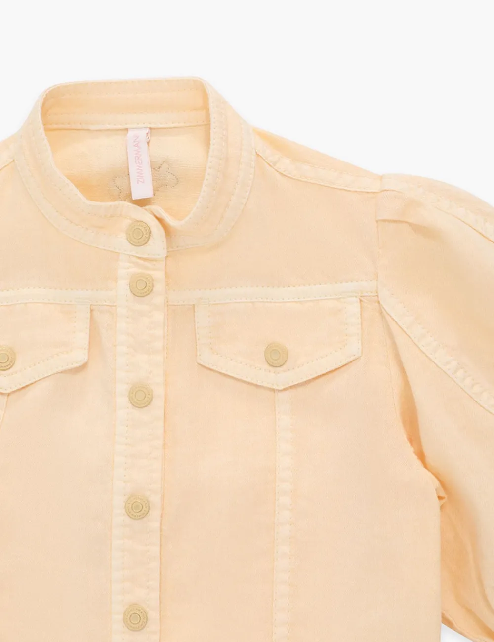 ZIMMERMANN Clothing<August Utility Denim Top
