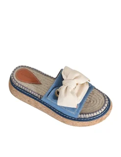 ZIMMERMANN Sandals<Bow Flatform Espadrille