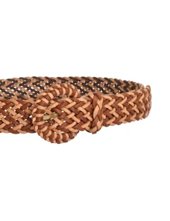 ZIMMERMANN Belts<Braided Leather Jean Belt