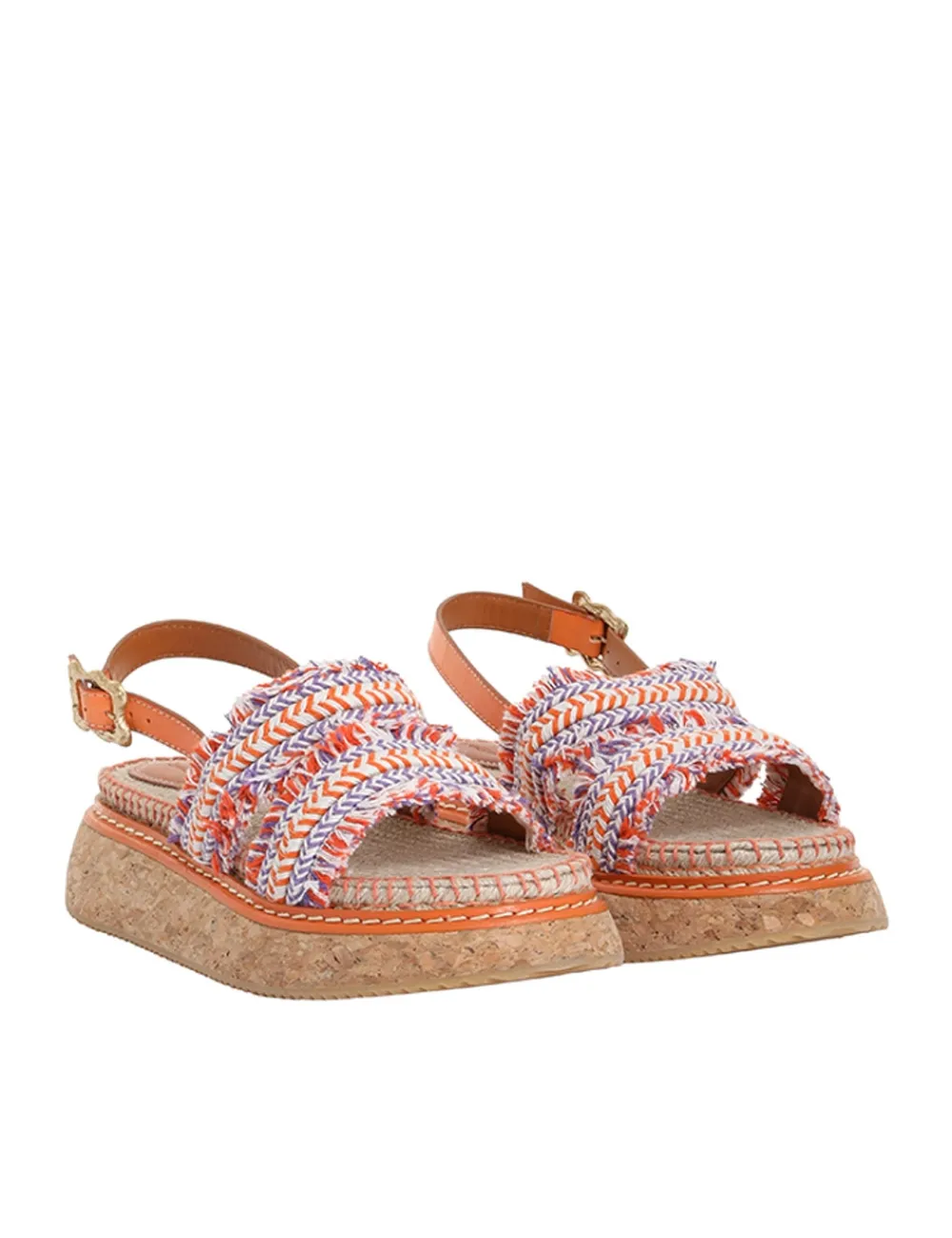 ZIMMERMANN Sandals<Braided Strap Flatform
