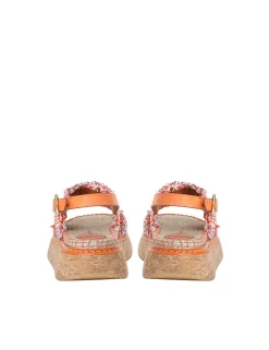ZIMMERMANN Sandals<Braided Strap Flatform