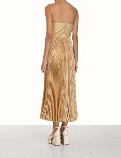 ZIMMERMANN Clothing<Burnout Pleated Dress
