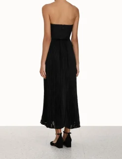 ZIMMERMANN Luminosity<Burnout Pleated Dress
