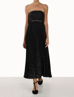 ZIMMERMANN Dresses<Burnout Pleated Dress