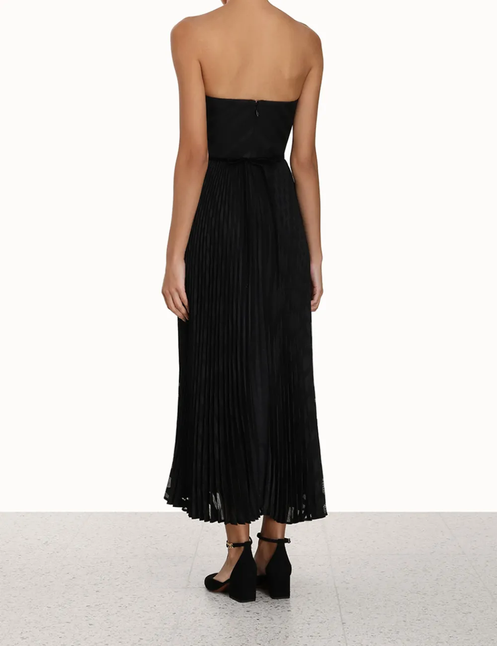 ZIMMERMANN Dresses<Burnout Pleated Dress