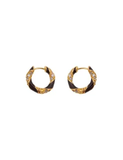 ZIMMERMANN Accessories<Candy Stripe Pave Hoops