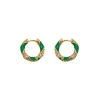 ZIMMERMANN Earrings<Candy Stripe Pave Hoops
