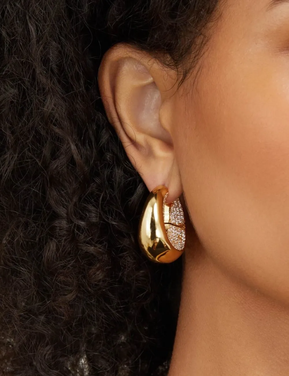 ZIMMERMANN Form & Light<Carved Pave Hoops