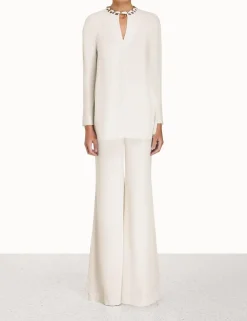 ZIMMERMANN Tops<Chain Embellished Tunic Top