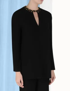ZIMMERMANN Luminosity<Chain Embellished Tunic Top