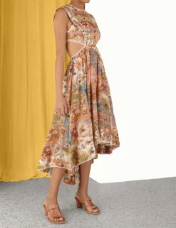 ZIMMERMANN Dresses & Coverups<Chintz Asymmetric Dress
