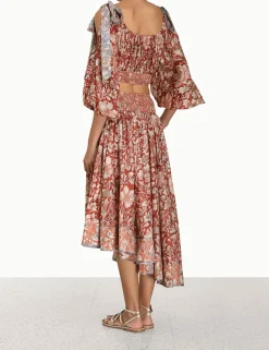 ZIMMERMANN Clothing<Chintz Asymmetrical Skirt