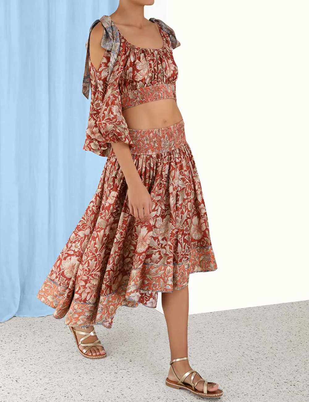ZIMMERMANN Skirts<Chintz Asymmetrical Skirt