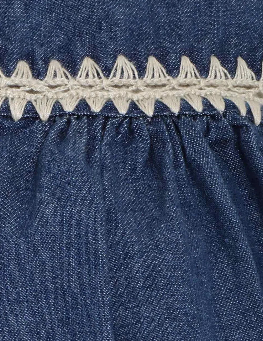 ZIMMERMANN Clothing<Chintz Denim Smock Top