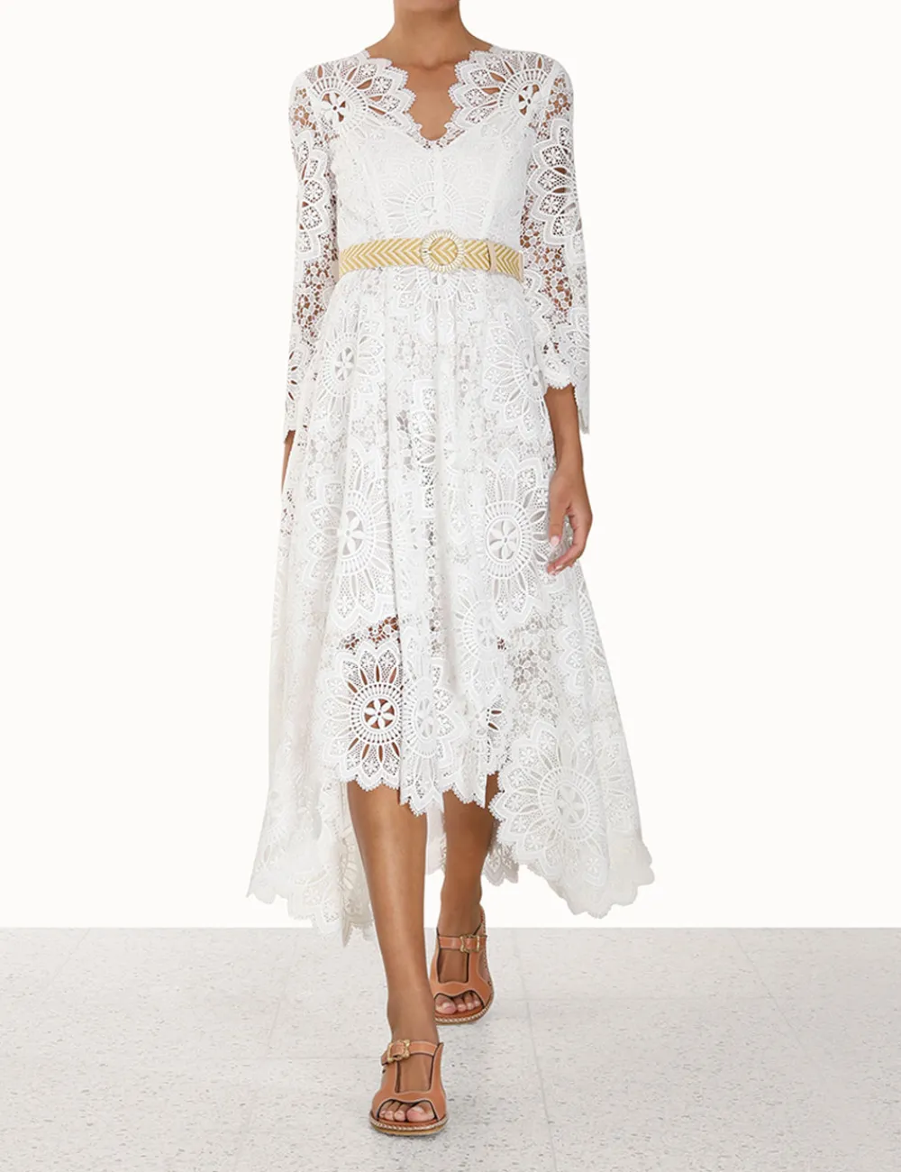 ZIMMERMANN Clothing<Chintz Doily Lace Dress