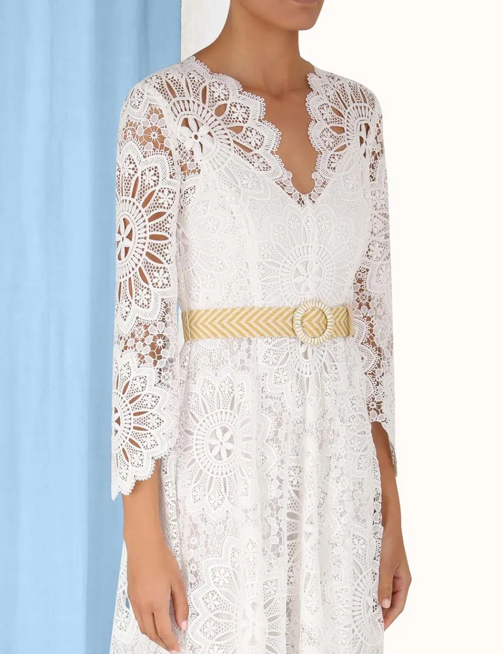 ZIMMERMANN Clothing<Chintz Doily Lace Dress