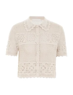 ZIMMERMANN Clothing<Chintz Hand Crochet Shirt