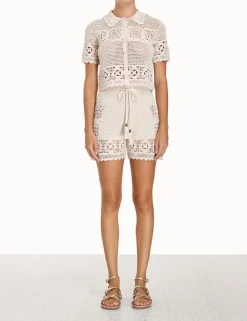 ZIMMERMANN Shorts & Pants<Chintz Hand Crochet Shorts