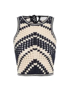 ZIMMERMANN Tops<Chintz Hand Crochet Tank