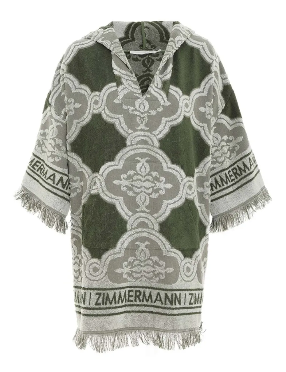 ZIMMERMANN Clothing<Chintz Hooded Towel Mini Dress