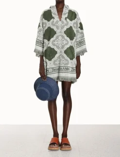 ZIMMERMANN Clothing<Chintz Hooded Towel Mini Dress