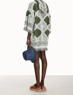 ZIMMERMANN Clothing<Chintz Hooded Towel Mini Dress