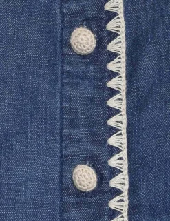 ZIMMERMANN In Denim<Chintz Mini Shirt Dress