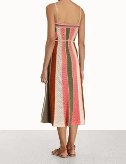 ZIMMERMANN Dresses & Coverups<Chintz Panelled Midi Dress