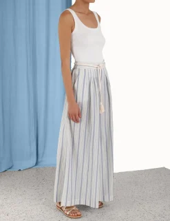 ZIMMERMANN Shorts & Pants<Chintz Striped Relaxed Pant
