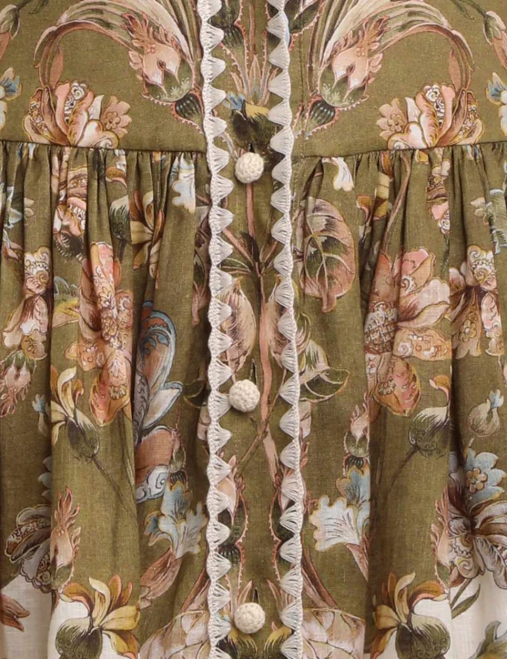 ZIMMERMANN Dresses & Coverups<Chintz Tie Neck Mini Dress