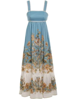 ZIMMERMANN Clothing<Chintz Tiered Midi Dress