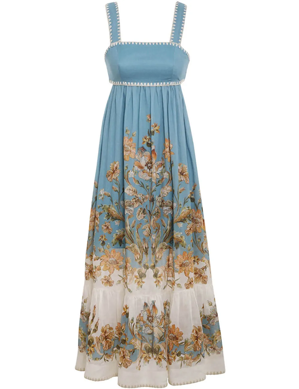 ZIMMERMANN Clothing<Chintz Tiered Midi Dress