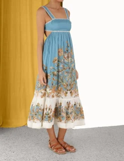 ZIMMERMANN Dresses & Coverups<Chintz Tiered Midi Dress