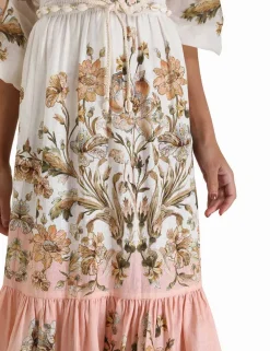 ZIMMERMANN Skirts<Chintz Tiered Midi Skirt