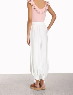 ZIMMERMANN Knitwear<Chintz V-Neck Frill Tank