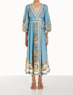 ZIMMERMANN Dresses & Coverups<Chintz Wrap Midi Dress