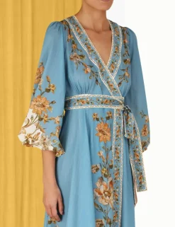 ZIMMERMANN Dresses & Coverups<Chintz Wrap Midi Dress