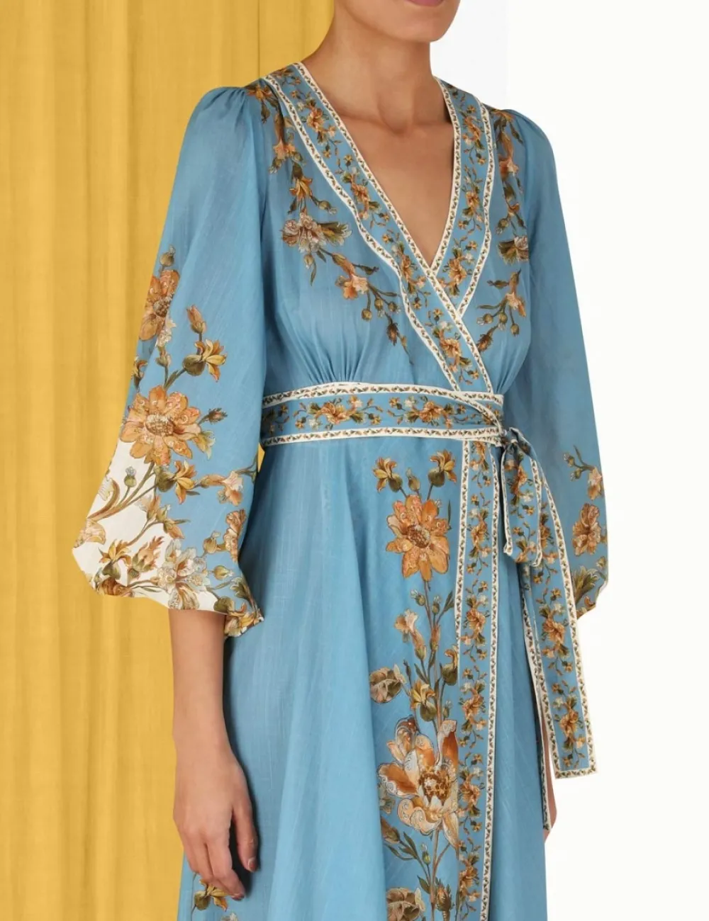 ZIMMERMANN Dresses & Coverups<Chintz Wrap Midi Dress