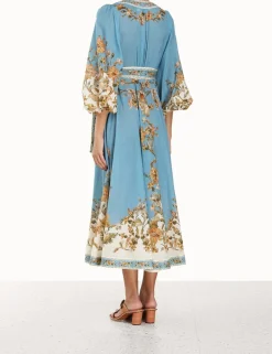 ZIMMERMANN Clothing<Chintz Wrap Midi Dress