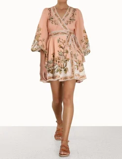 ZIMMERMANN Clothing<Chintz Wrap Mini Dress