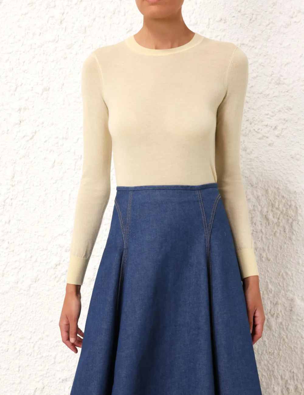 ZIMMERMANN Clothing<Classic Crew Neck Sweater