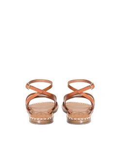 ZIMMERMANN In Denim<Criss-Cross Sandal