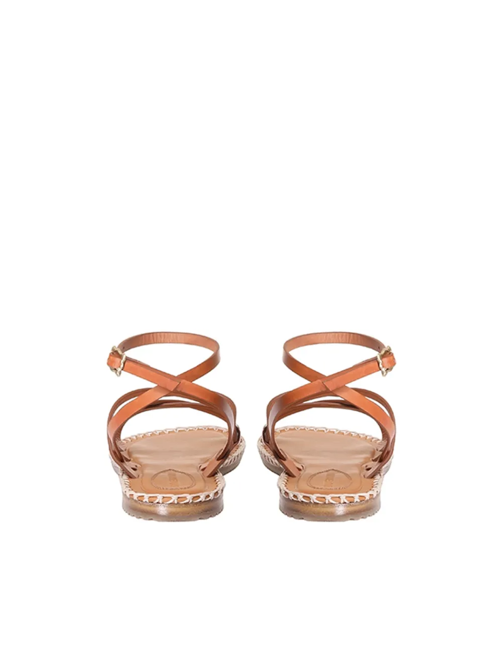 ZIMMERMANN In Denim<Criss-Cross Sandal